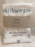 Rare wild flowers of Bristol tea towel 