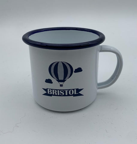 Bristol balloon enamel mug