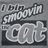 Smoovin the cat [Womens fitted tops]