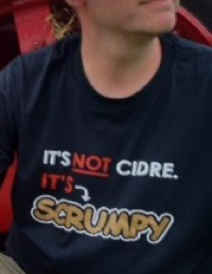 it's not cidre it's scrumpy T-shirt