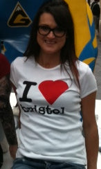 I love Bristol [Womens fitted tops]